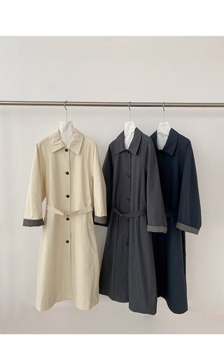 belted trench coat
