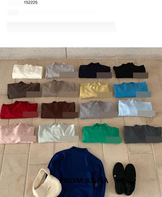 half turtleneck sweater