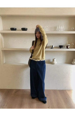 half turtleneck sweater