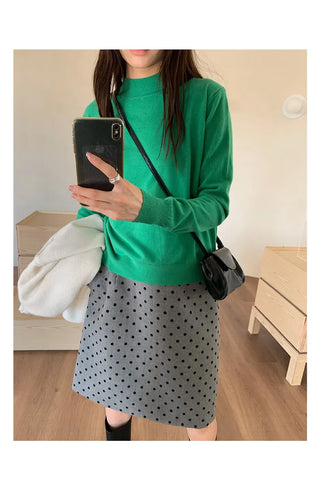 half turtleneck sweater