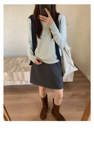 half turtleneck sweater