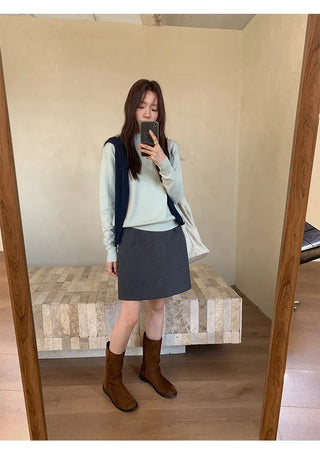 half turtleneck sweater