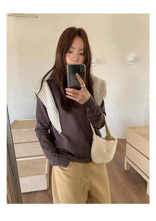 half turtleneck sweater