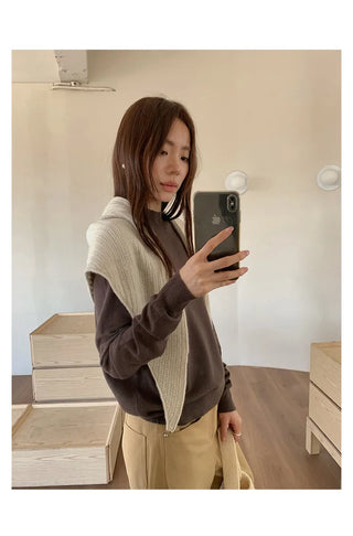 half turtleneck sweater