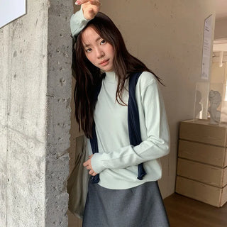 half turtleneck sweater