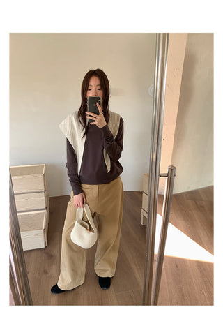 half turtleneck sweater