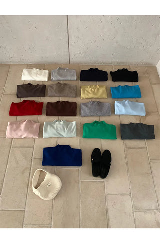 half turtleneck sweater