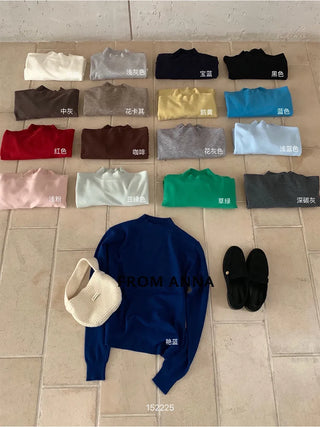 half turtleneck sweater