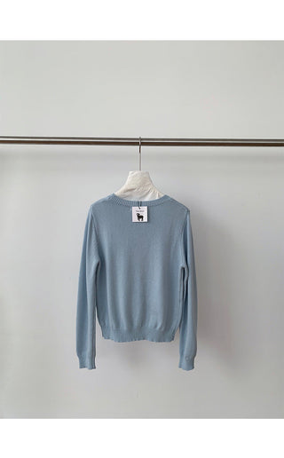 letter wool sweater