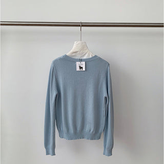 letter wool sweater