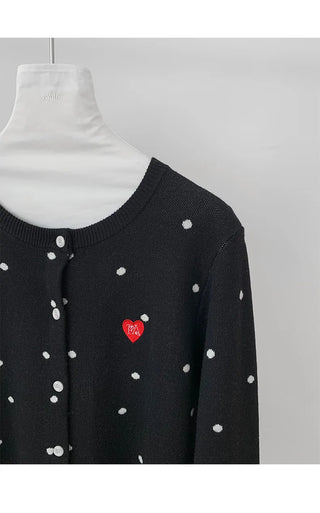 polka dot sweater