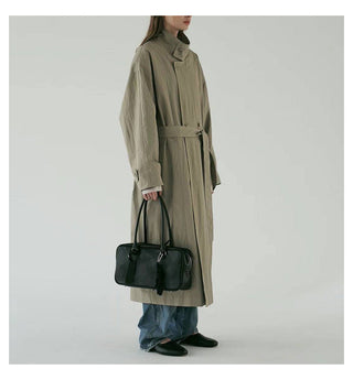 profile trench coat