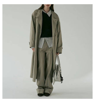 profile trench coat