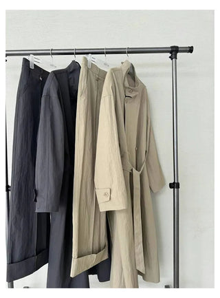 profile trench coat