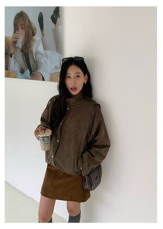 suede motorcycle jacket