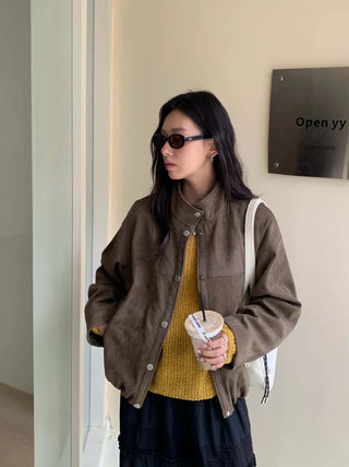 suede motorcycle jacket