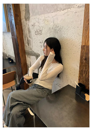 flower embroidered tee