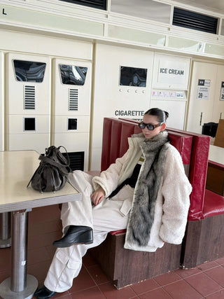 plush padded coat