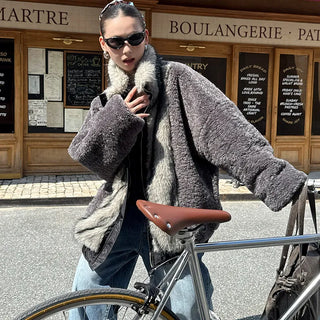 plush padded coat