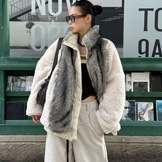plush padded coat