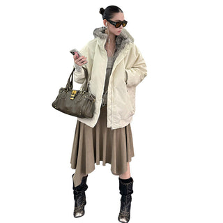 plush padded coat