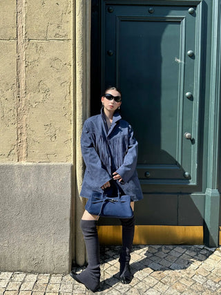suede tassel jacket