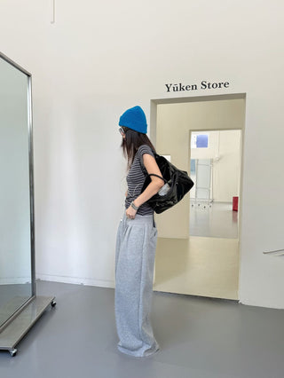 contrast cashmere stripes