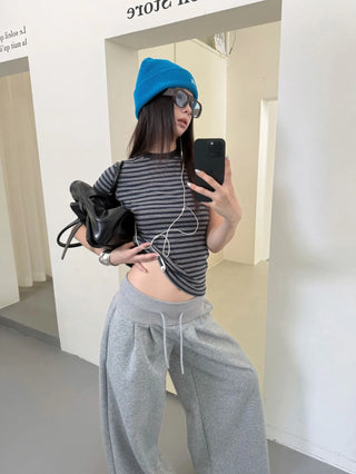 contrast cashmere stripes