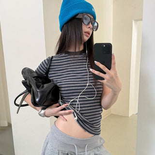 contrast cashmere stripes