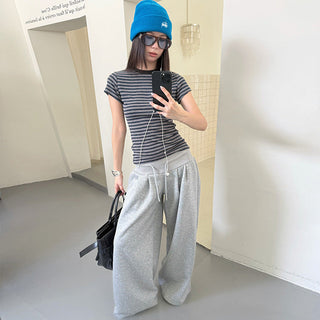 contrast cashmere stripes