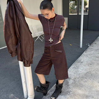 contrast cashmere stripes