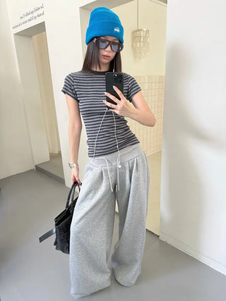 contrast cashmere stripes