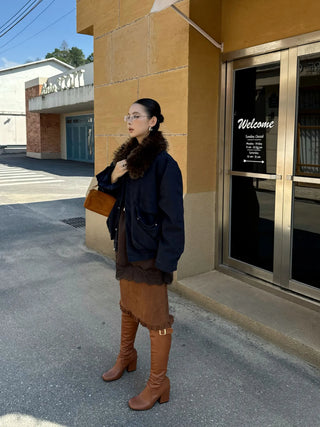 fur collar jacket