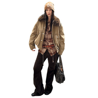fur collar jacket
