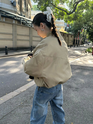 double zipper coat