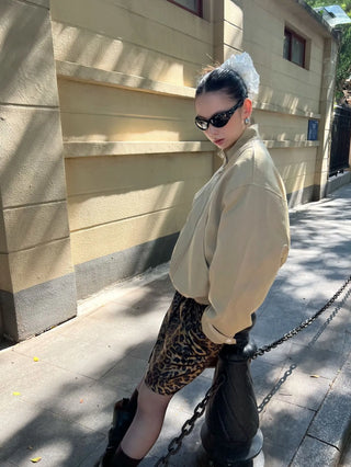 double zipper coat