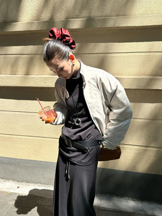 double zipper coat