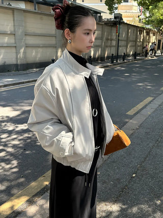 double zipper coat