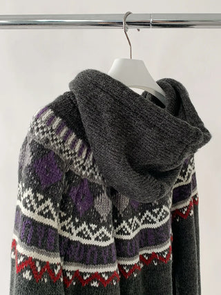 wool jacquard sweater