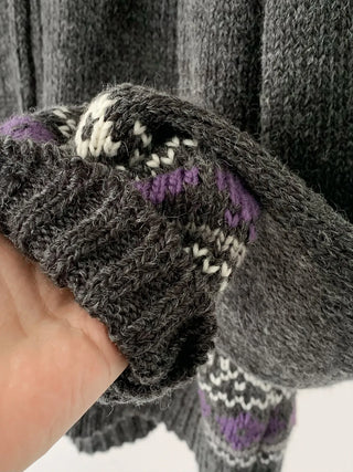 wool jacquard sweater