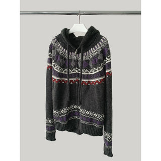 wool jacquard sweater