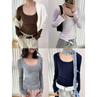 U-neck Tencel tee