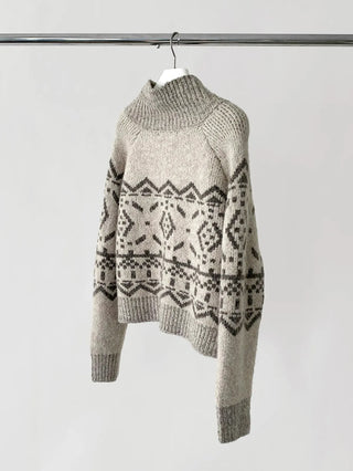 Nordic knit cardigan