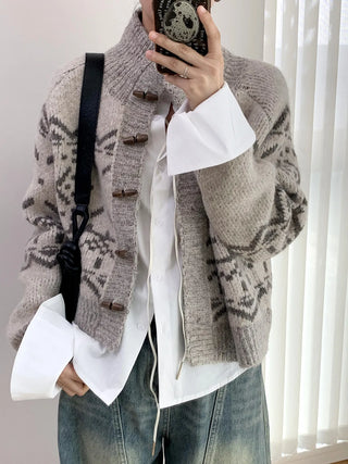Nordic knit cardigan