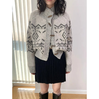 Nordic knit cardigan