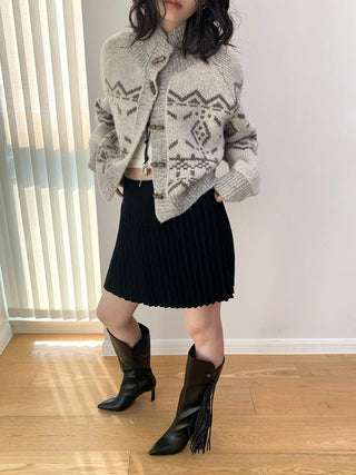 Nordic knit cardigan
