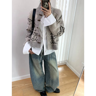 Nordic knit cardigan