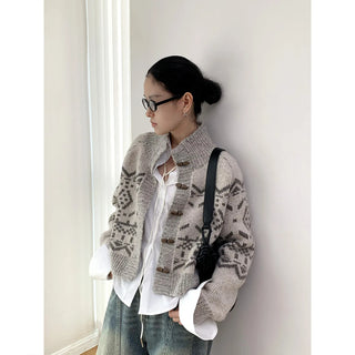 Nordic knit cardigan