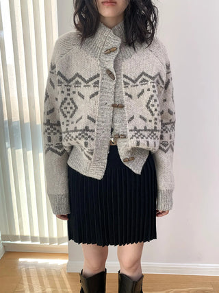 Nordic knit cardigan