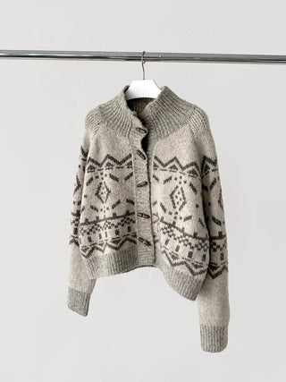 Nordic knit cardigan